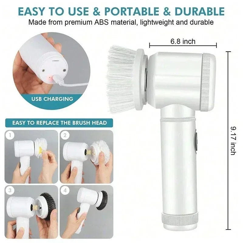 Electric Cleaning Brush Scrubber